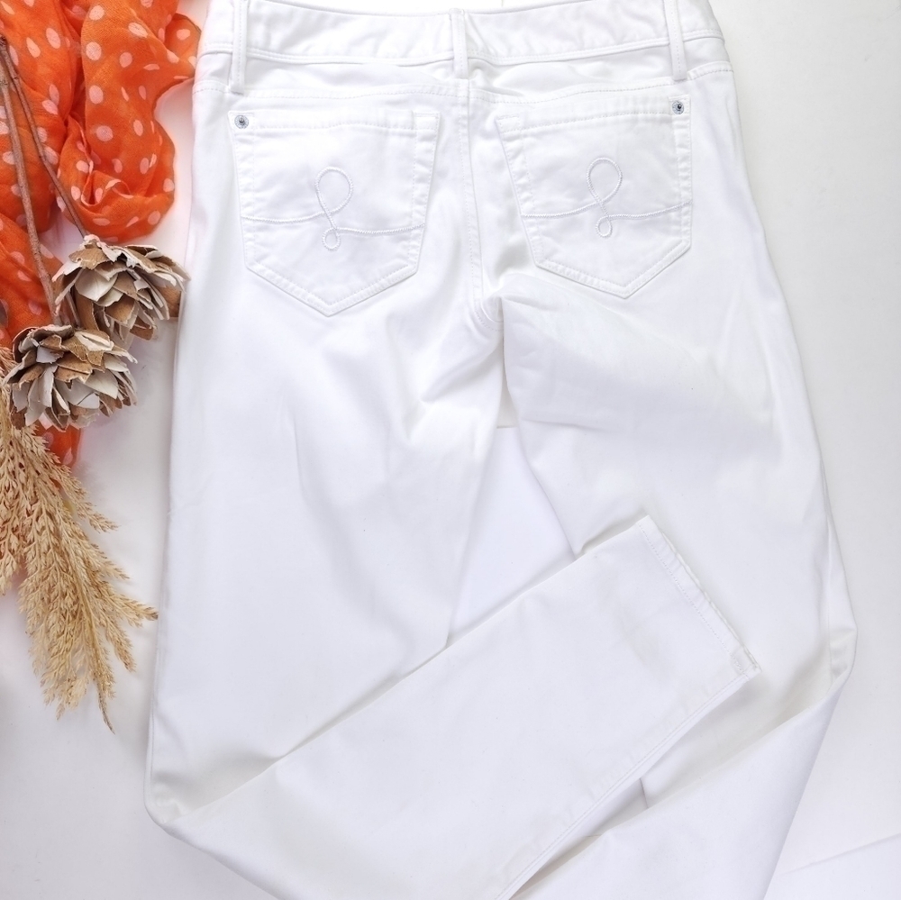 Lilly Pulitzer White Worth Skinny Jeans Sz 0 - Picture 8 of 15